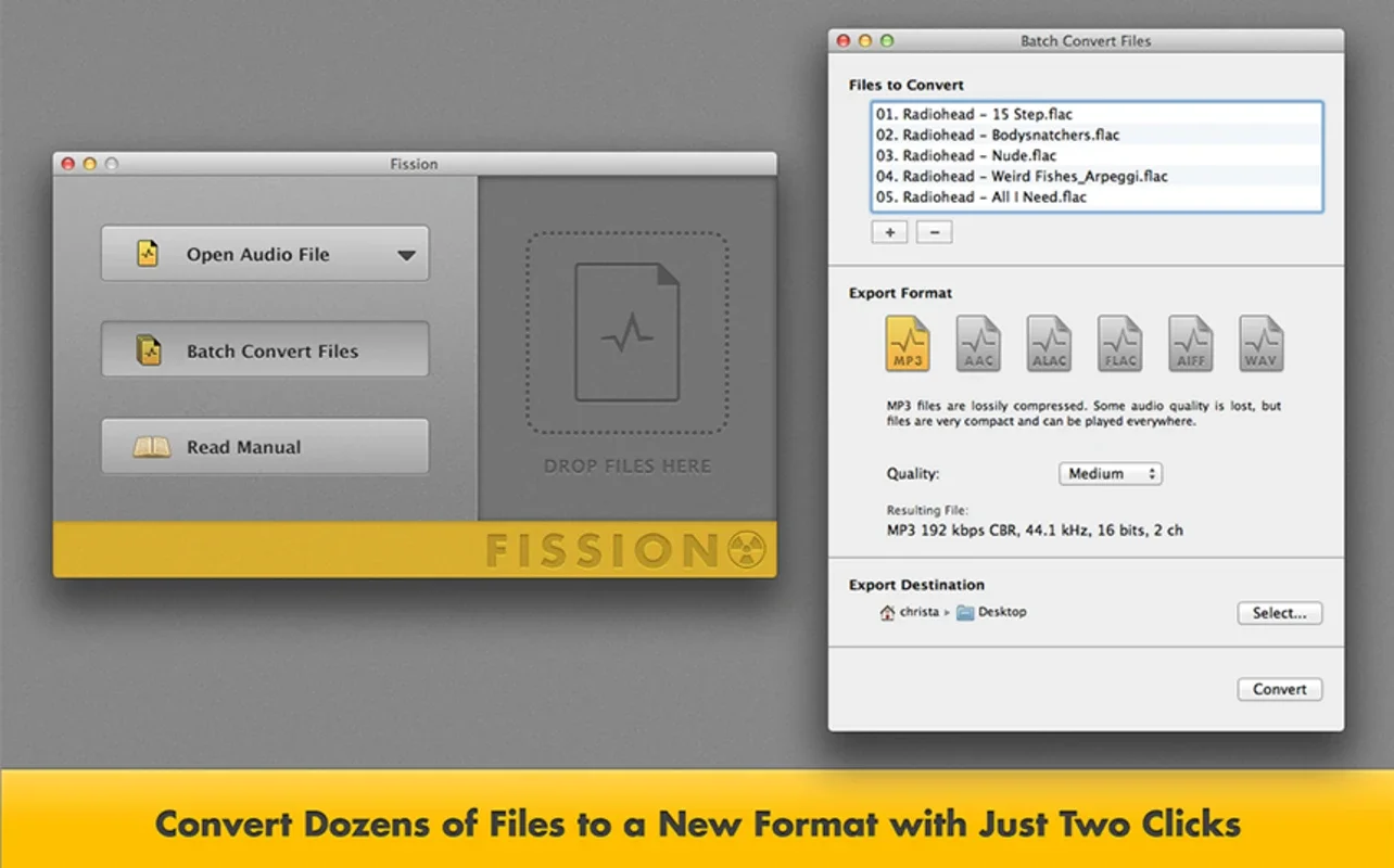 Fission for Mac - A Free Audio Editing Tool