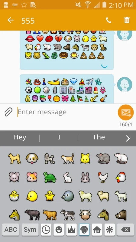 Emoji 1 Free Font Theme for Android: Personalize Images