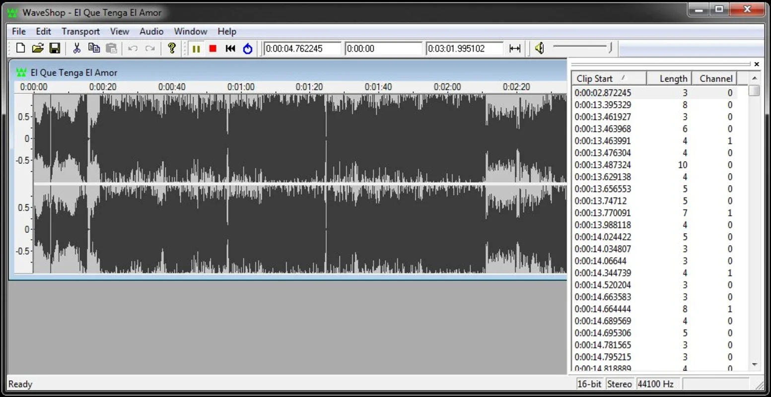 WaveShop Portable for Windows: Selective Audio Editing