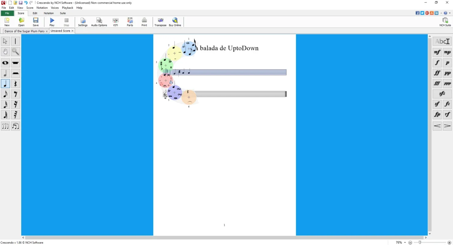 Crescendo Music Notation for Windows - Unleash Your Musical Creativity