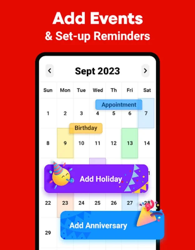 Calender 2024 for Android - Streamlined Scheduling