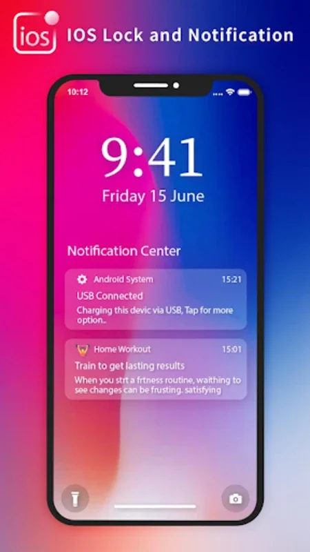 iNotify - iOS Lock Screen for Android - No Downloading Needed