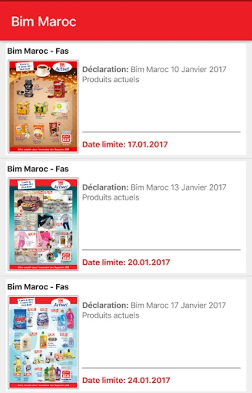 Bim Produits Actuels - Catalog for Android: Stay Updated on Deals