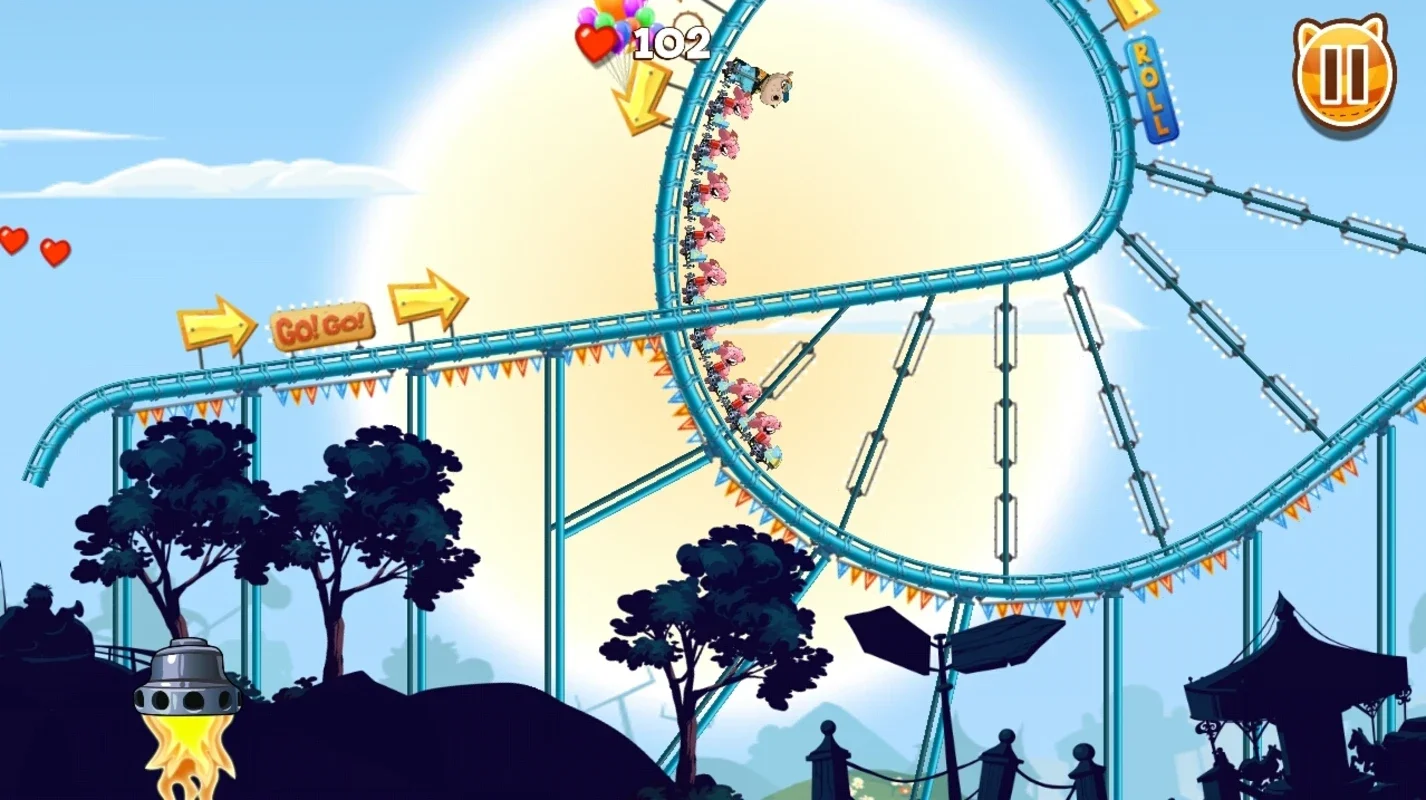 Nutty Fluffies Rollercoaster: Android Platformer Adventure