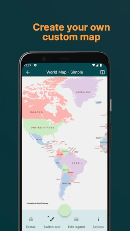 MapChart for Android - Create and Customize Maps