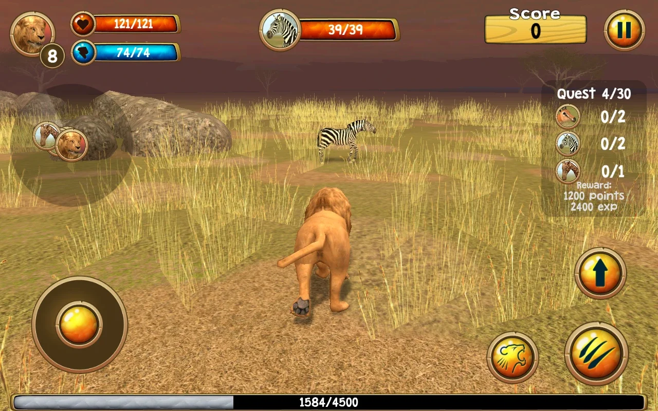 Wild Lion Simulator for Android - Immerse in the Jungle