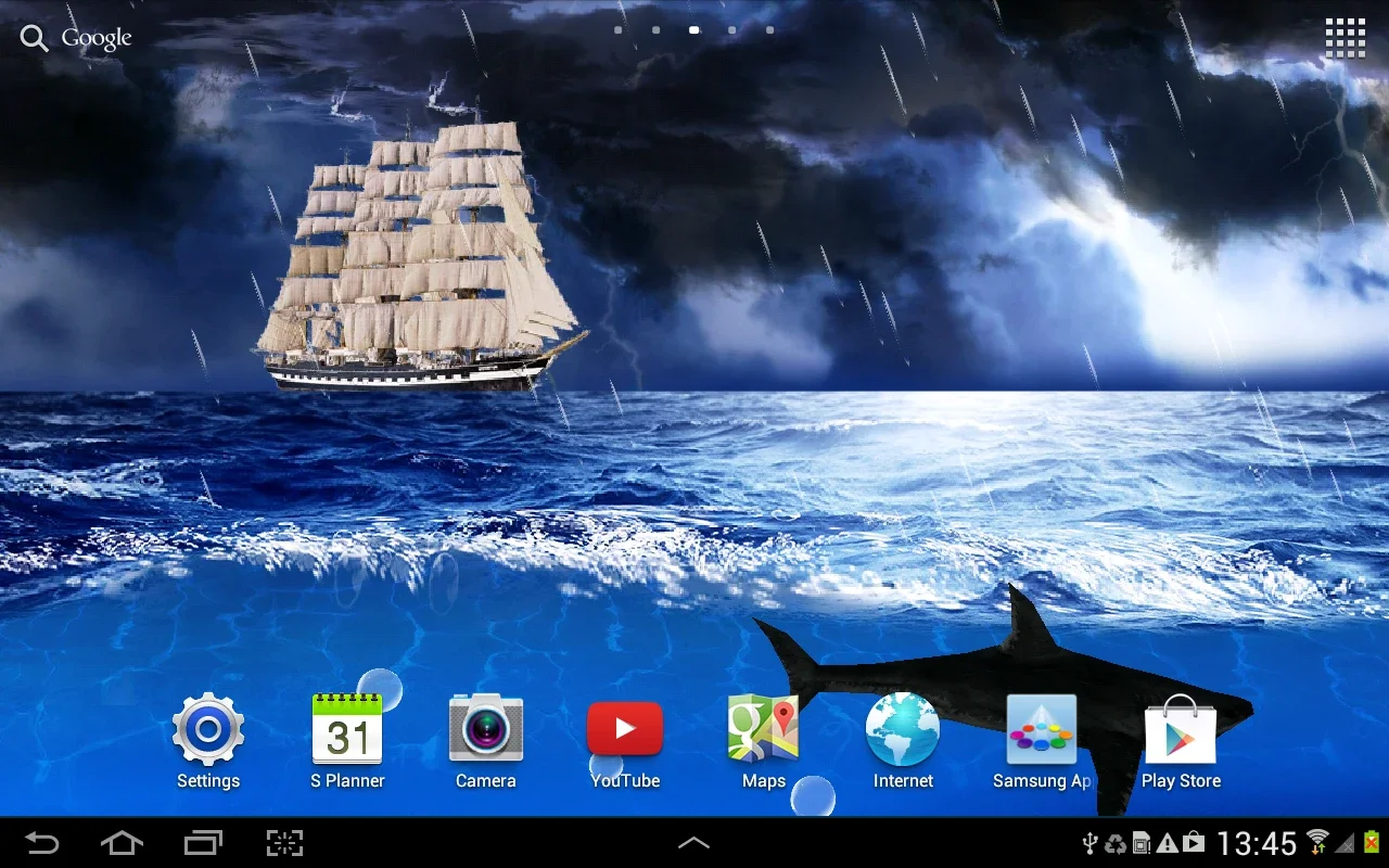 Ocean storm live wallpaper for Android - Stunning 3D Oceanic Scenes