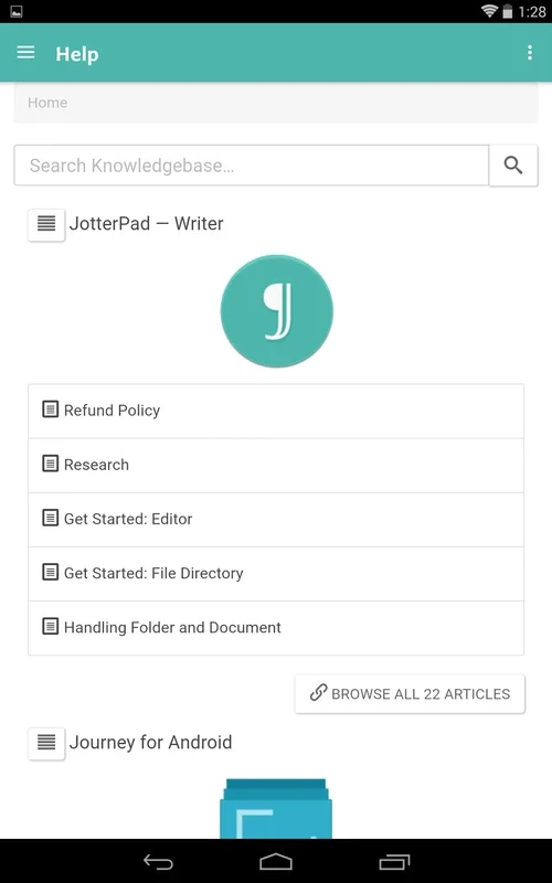 JotterPad: The Elegant Android Text Editor for Focused Writing