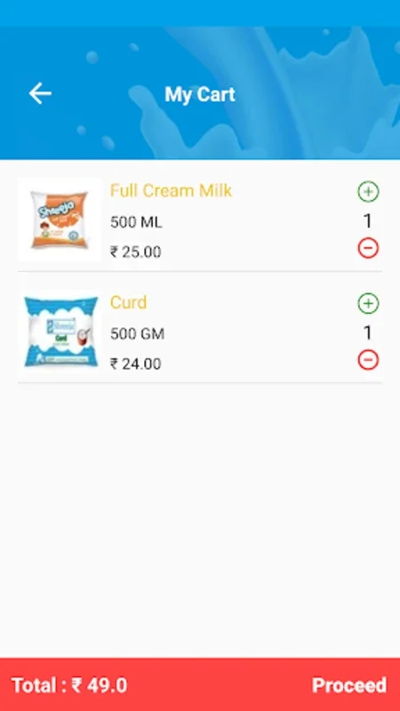 Shreeja Milk for Android - Quality Dairy Platform