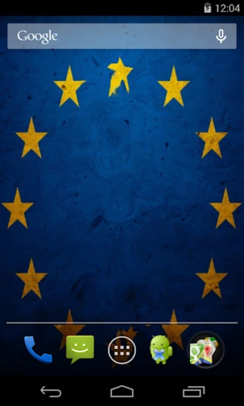 Flag of European Union for Android - Interactive Live Wallpaper