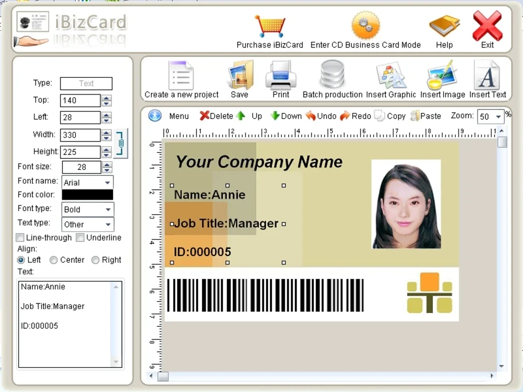 iBizCard for Windows: Create Stunning Paper & Digital Business Cards