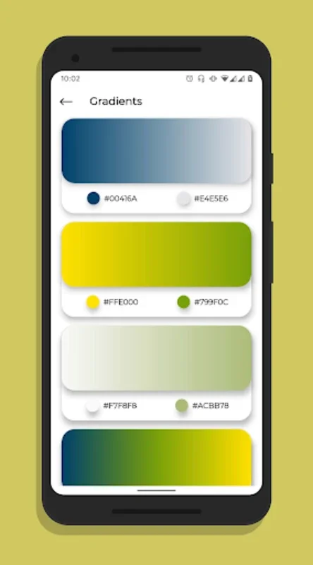 Color Palette - Extract/Create Colors & Gradients for Android