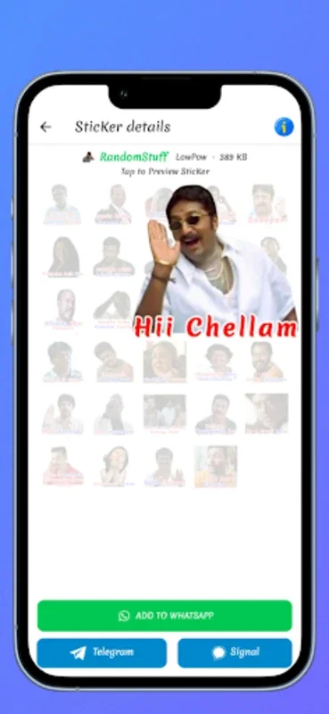 TamStick for Android - Add Tamil Flair to WhatsApp