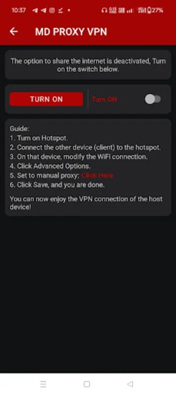 MD PROXY VPN for Android - Secure Browsing on the Go