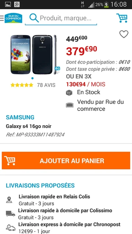 Rue du Commerce for Android - Shop 3M+ Products Easily