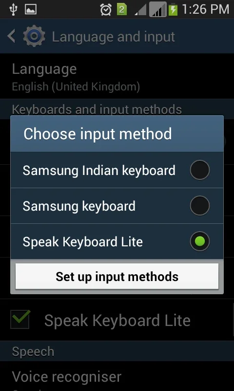 Speak Keyboard Lite for Android: Effortless Speech-to-Text