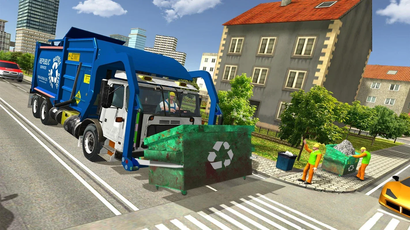 Trash Dump Truck Driver for Android: Fun Trash Collection