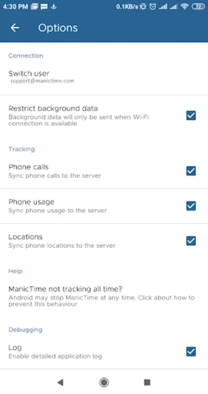 ManicTime for Android - Track and Manage Work Hours