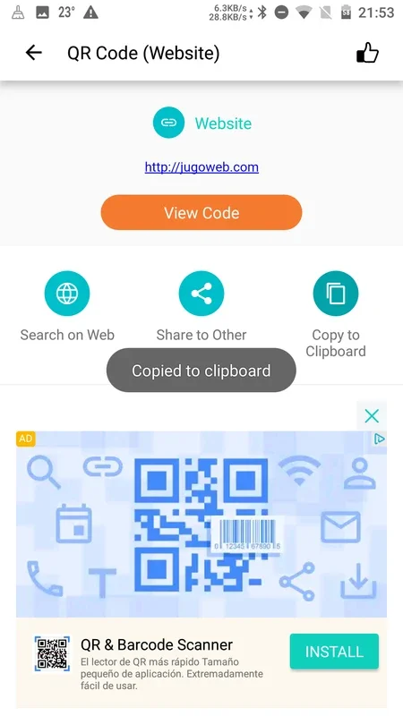 FREE QR Scanner for Android - Scan and Generate QR Codes