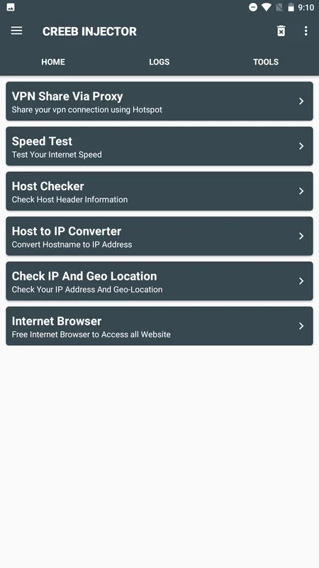 CREEB INJECTOR for Android: Secure Browsing Experience