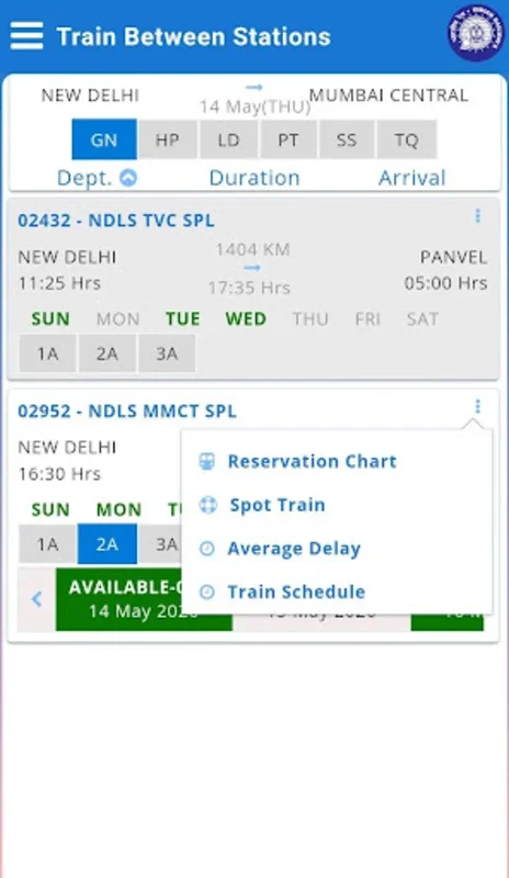 Rail Reservation Chart & PNR for Android: Simplify India Train Travel