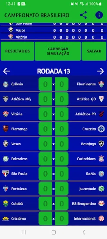 Simule o Brasileirão for Android - Predict Championship Outcomes