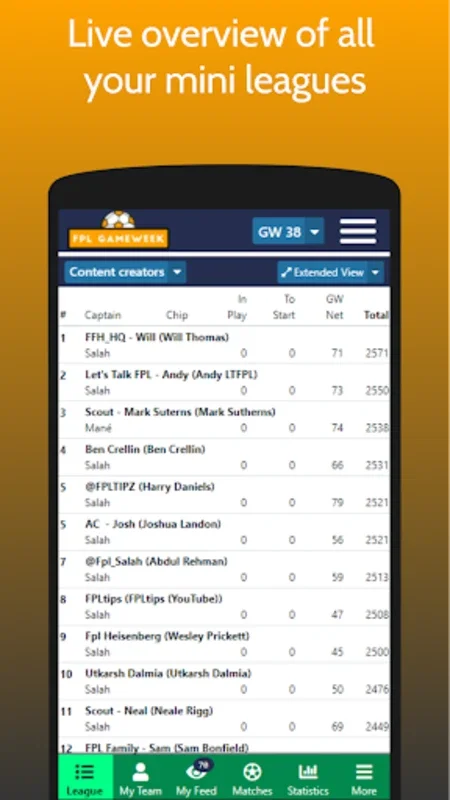 FPL Gameweek for Android - Immersive Fantasy Football Experience