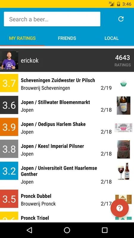 RateBeer for Android - Rate Your Favorite Beers