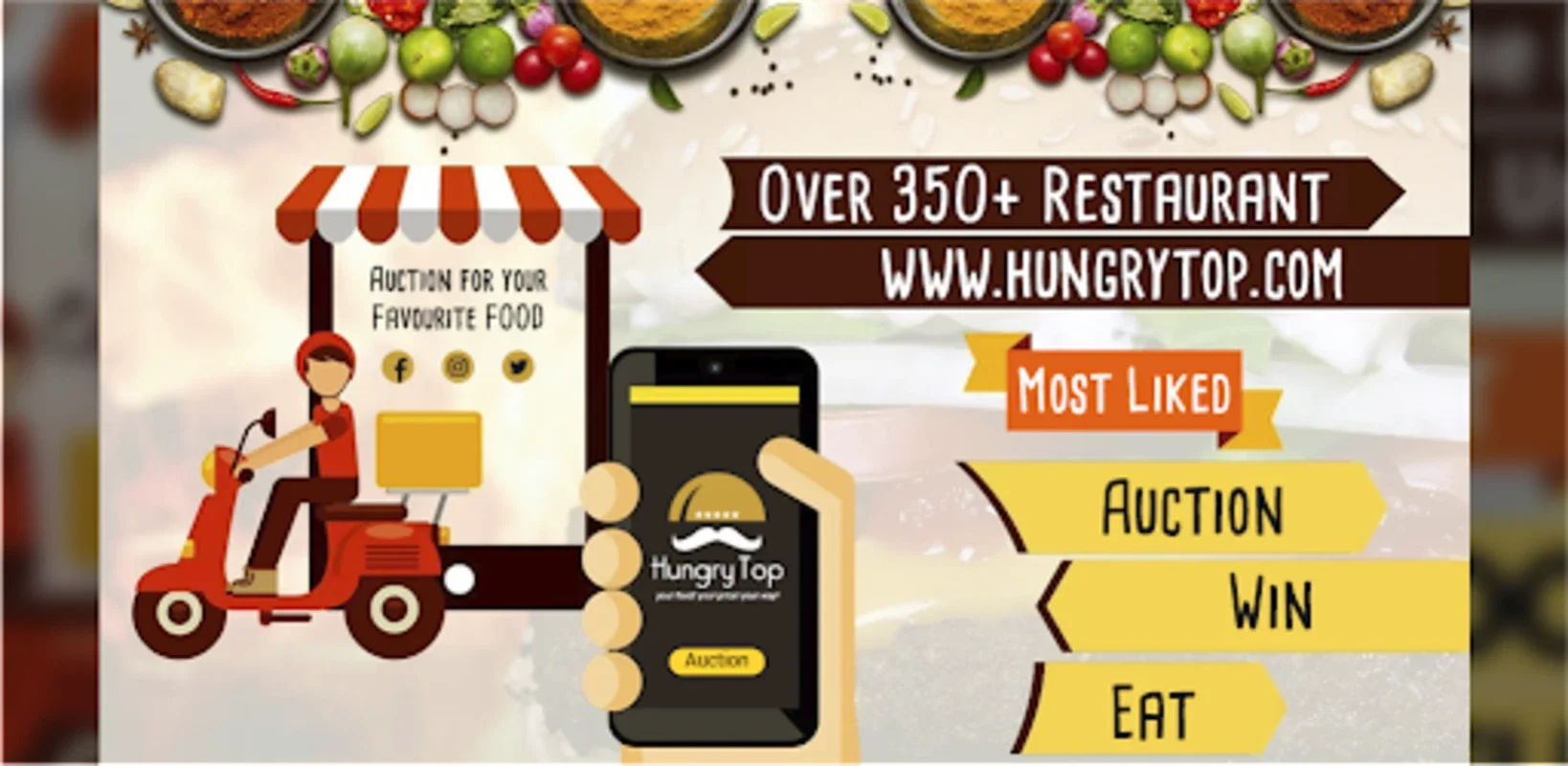 HungryTop - Food Delivery for Android: Gourmet at Home