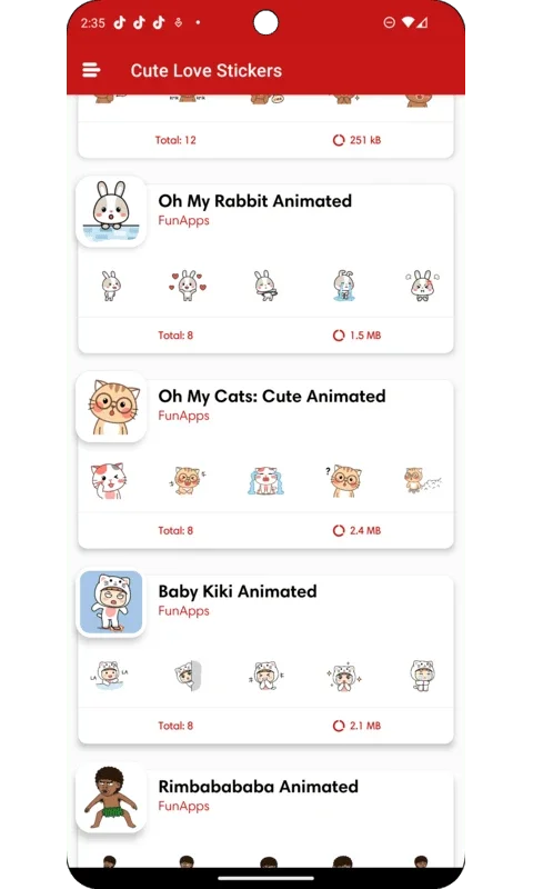 Love Stickers for WhatsApp for Android: Express Your Emotions