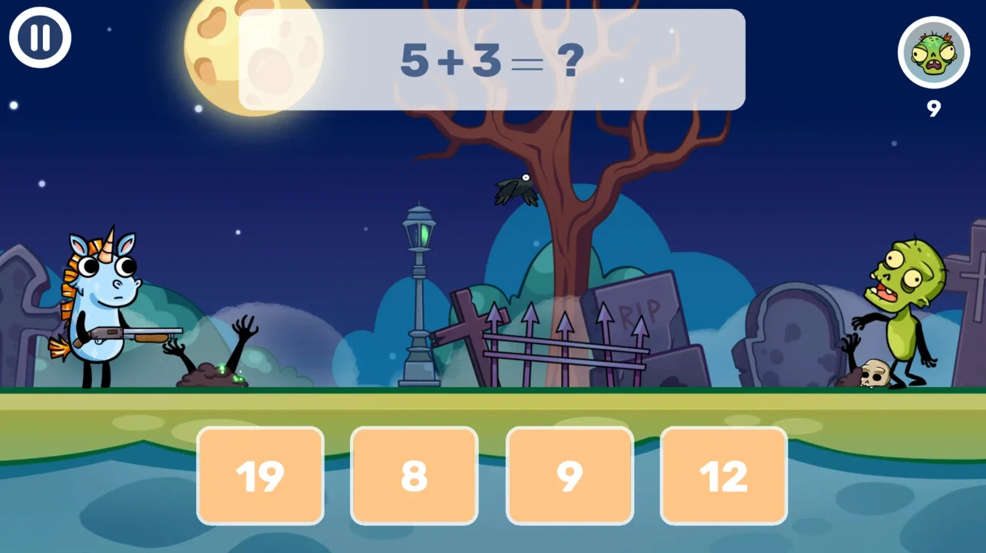 Math games: Zombie Invasion for Android - Engaging Math Fun