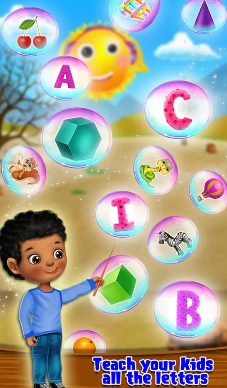 Learning ABC Bubbles Popup Fun for Toddlers for Android - Engaging Alphabet Game