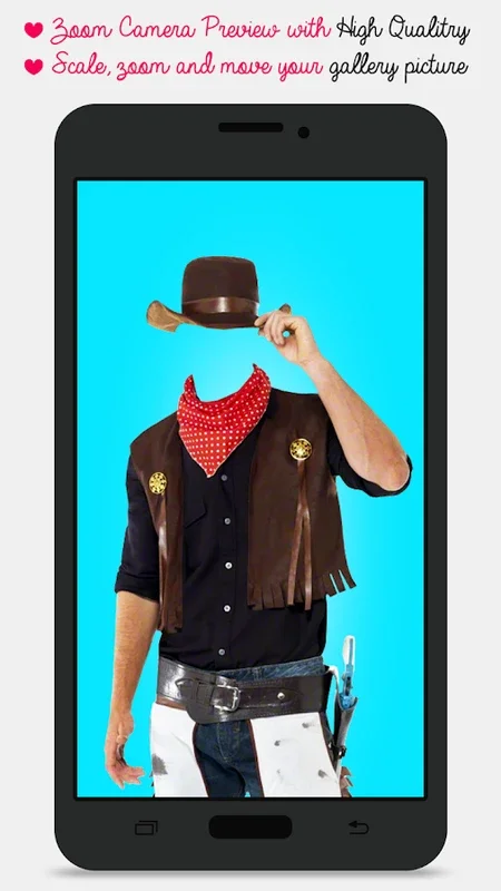 Cowboy Photo Dresses for Android - Add a Western Twist to Your Photos