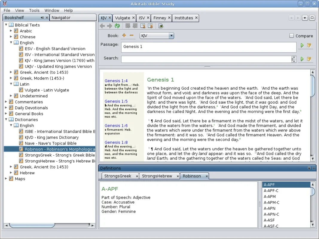 Alkitab Bible Study for Windows - Access the Word of God Easily