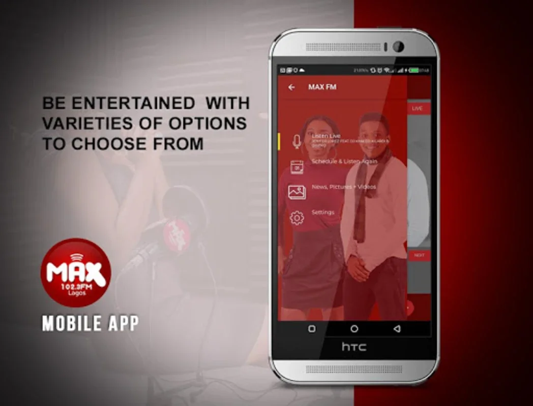 MAX FM for Android: Nigerian Music, News, and Giveaways