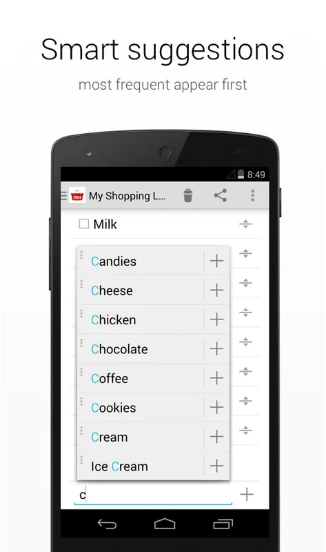 Shopping List for Android - Organize Your Grocery Shopping