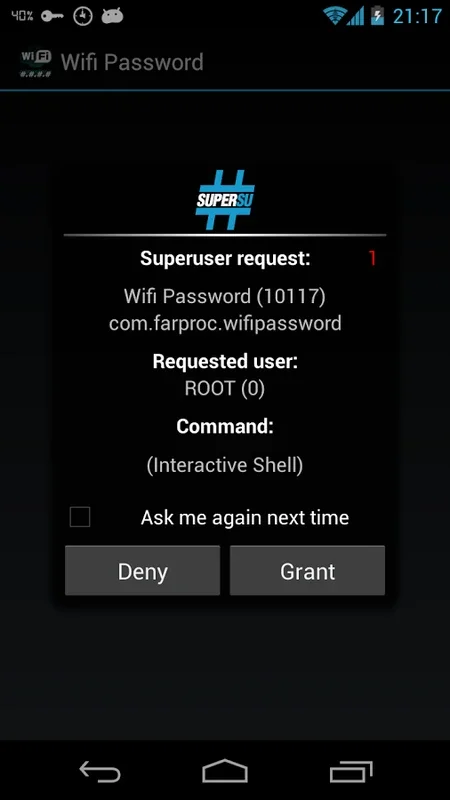 Wifi Password(ROOT): Access Your Stored WiFi Passwords on Android