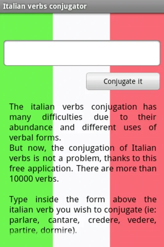 Verbi Italiani for Android - Master Italian Verb Conjugation