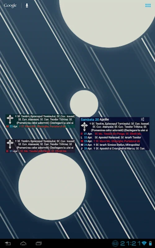 Calendar Ortodox for Android - Explore Orthodox Feasts Offline
