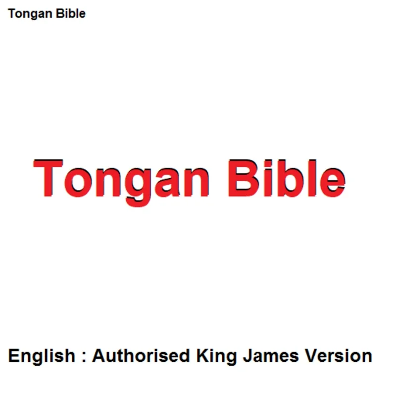 Tongan / English Bible for Android: Access Religious Texts