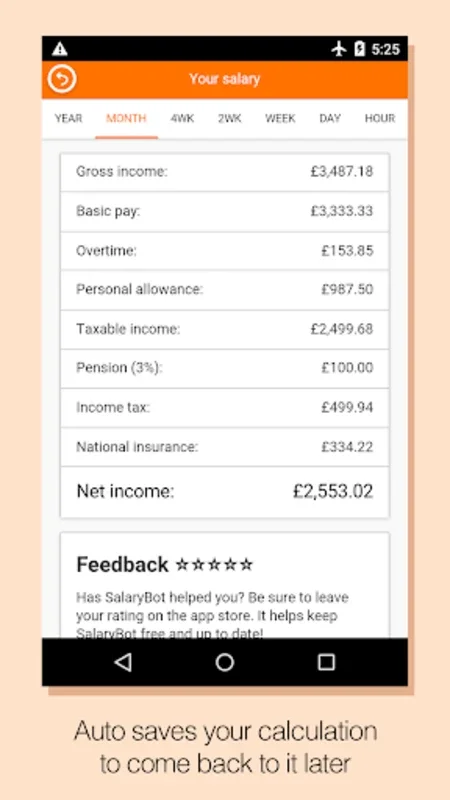 SalaryBot for Android - Streamline UK Paycheck Management