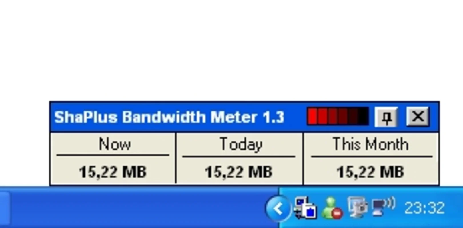 ShaPlus Bandwidth Meter for Windows - Measure Bandwidth Efficiently