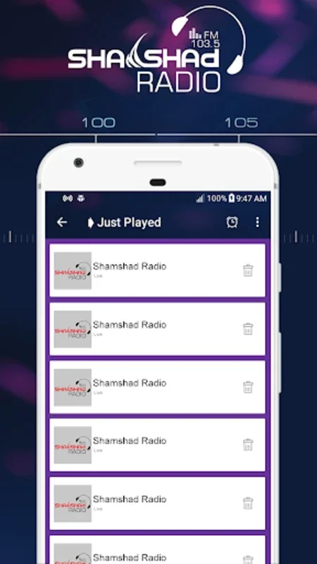 Shamshad Radio for Android - Diverse Radio Content