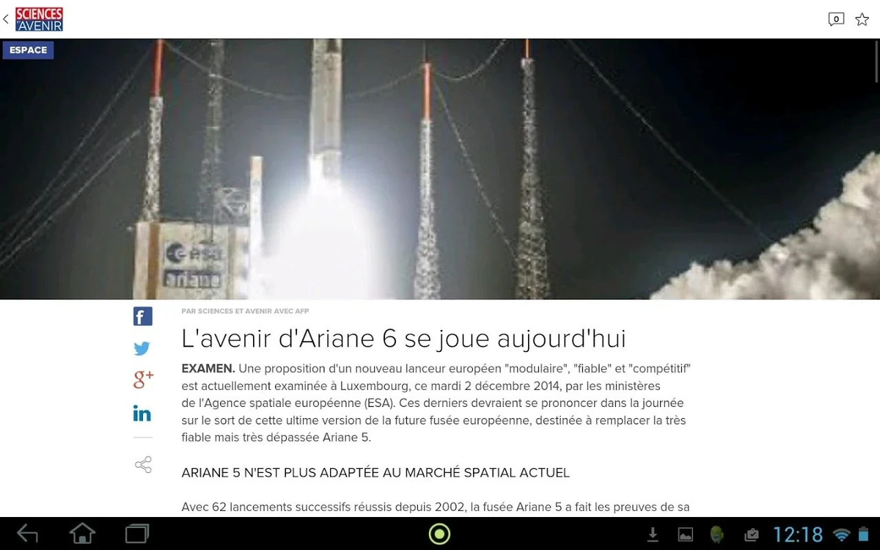 Sciences Et Avenir for Android - Explore Scientific Discoveries