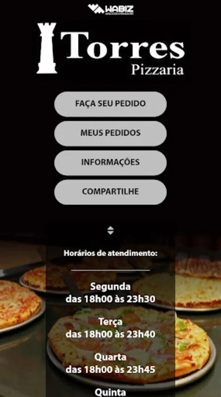 Torres Pizzaria for Android - Order Specialty Pizzas Easily