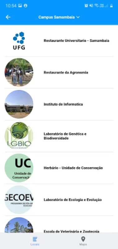 Minha UFG for Android - Streamlined University Access