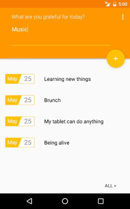 Simple Gratitude Journal for Android: Enhance Well-being