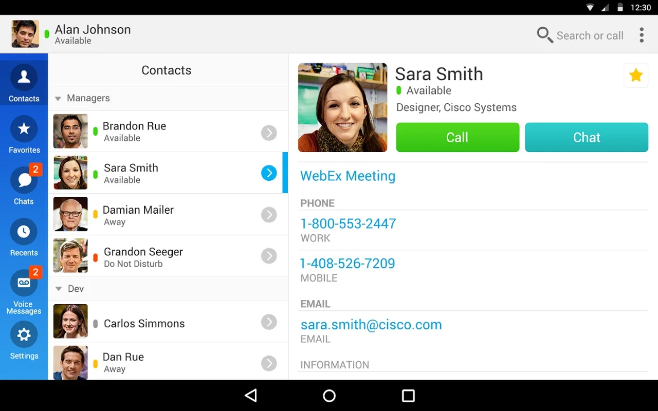 Cisco Jabber for Android - Streamline Your Professional Communication