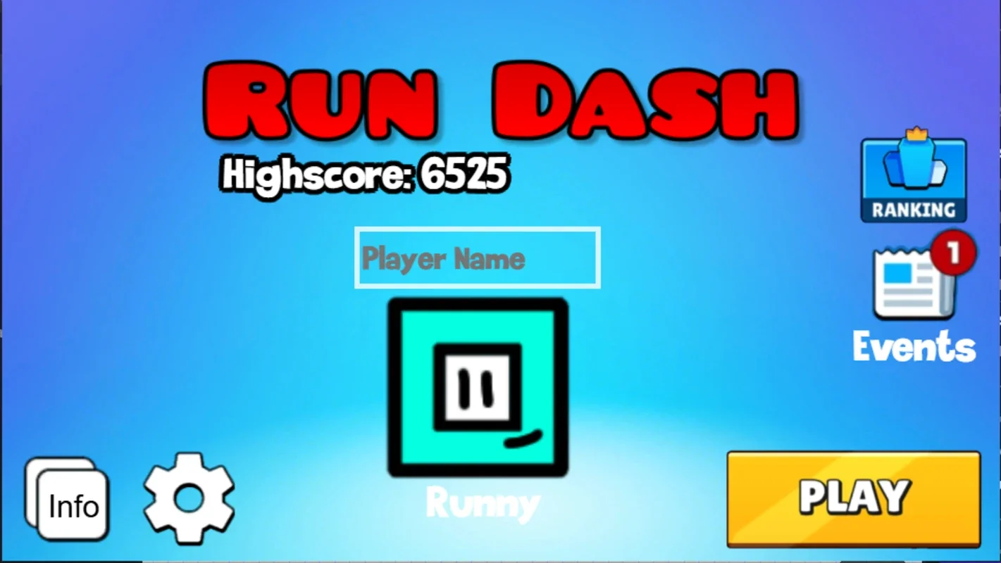 Run Dash - Square Runner for Android: High - Score Platformer Fun