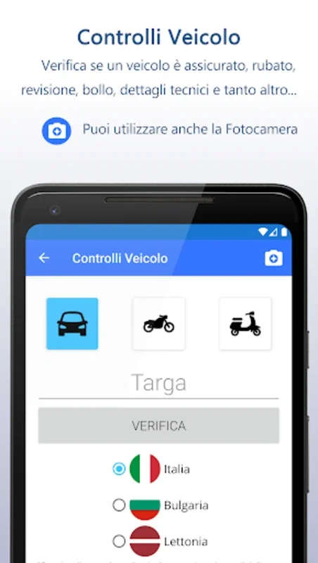 Verifica RCA Italia for Android: Ensuring Vehicle Safety